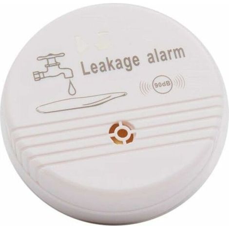 90dB Wasserüberlauf-Leckagealarmsensor, Wasserstandsalarm, Leckageerkennung, Hochwasseralarmsystem für die Haussicherheit (1 Stück) (1/5)