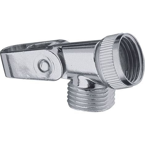 Support de douche avec articulation en chrome (1/3)