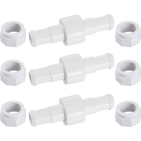 3 raccords rotatifs D20, pivot à roulement à billes pour tuyau d'arrosage, écrous D15, compatible Zodiac Polaris 180/280/380, entretien piscine (1/5)