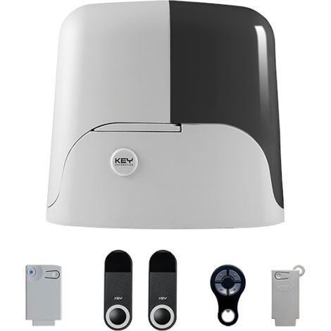 900KSUN11024KK - Kit solaire pour portails coulissants Système d'éclairage nocturne Automatisme à clé Ksun11024kk
