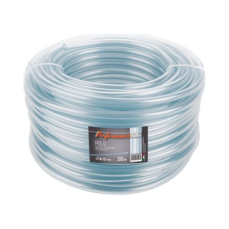 TUBO IN PVC CRISTALLO PER ALIMENTI MM.8X12 ROTOLO 20MT