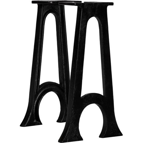 Gambe per Panca 2 pz con Base ad Arco a Forma di A in Ghisa vidaXL (1/5)