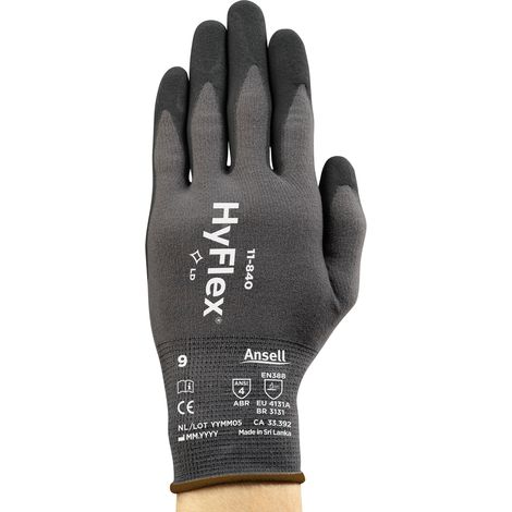 GANT HYFLEX 11-840 T7 - ANSELL - 11840PRO070 - Lot de 12 (1/2)