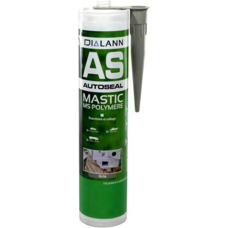 Mastic d'étanchéité MS polymère gris AUTOSEAL 290ml DIALANN