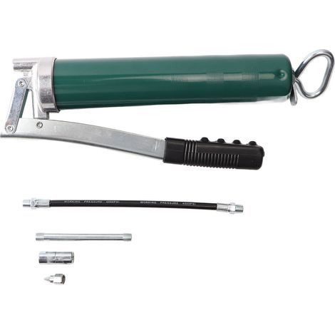 Pistolet à graisse 400CC, sortie d'huile rapide, tuyau Flexible manuel portatif pour l'industrie des ateliers (1/5)