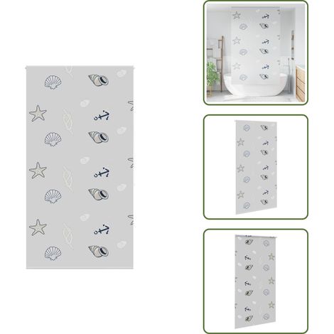 Store enrouleur de douche 140x240 cm largeur du tissu 136 cm - Store Enrouleur De Douche - Stores Enrouleurs De Douche - Store De Douche - Rideau De Douche Enroulable (1/5)