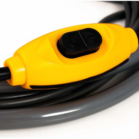 Deuba – Douche extérieure portable 12V avec pompe immergée – Câble d'alimentation 5m – Pression réglable – Sac de transport imperméable