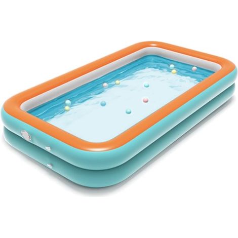 Piscina gonfiabile per bambini 120 x 90 cm. Divertimento sicuro e duraturo per i bambini. (1/5)