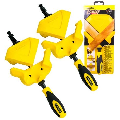 X2 Stanley Corner Clamp Mitre Clamp Heavy Duty Reversible STA083122 0-83-122