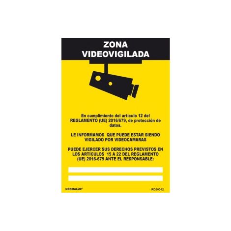 Leuchtsignal-Videoüberwachungsbereich 21x30 RD30042