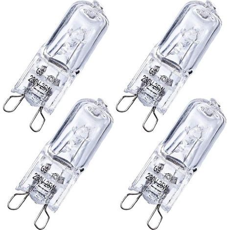 pair Ampoule halogène G9 25W, 4 pièces-Fei Yu