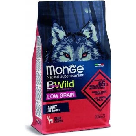 Ciervo adulto Monge BWild 2,5 kg