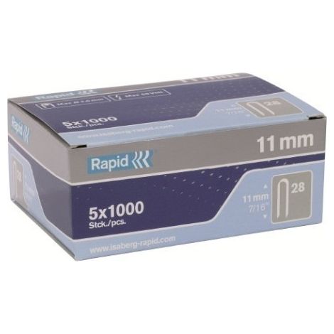 Grapa Elec Cable 10Mm Nº28 Rapid 5.000 Pz