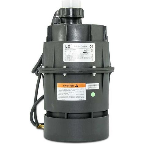 Souffleur d'air pour spa – AP400 – 400 Watts – Débit d'air 2 m³/min – Sortie filetée 48 mm – Câble 1.5 m avec union complète - AP400-V2 (1/5)