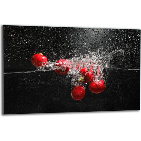 PLAQUE DE PROTECTION EN VERRE POUR CUISINIÈRE 80x52 FRUIT (1/5)