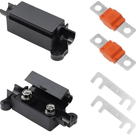 Porte-Fusibles, 30A Voiture, Fusible Holder Étanche Voitures, Camions, Véhicules Agricoles, Construction, Bus Caravanes