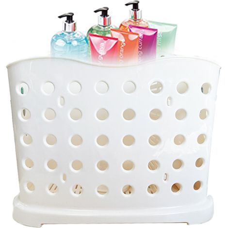 Cestino portaoggetti con ventosa multiuso bagno cucina organizer salvaspazio (1/3)