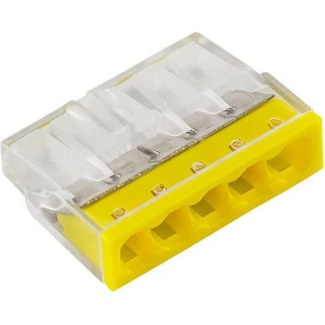 Schnellverbinder 5x 2,5mm2 gelb E.4183T /100 Stück/