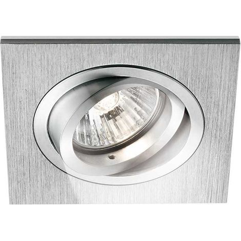 Faretto Incasso Mr16 50W Alluminio Satinato (Nobile Ill.Ne Cod. 9088)