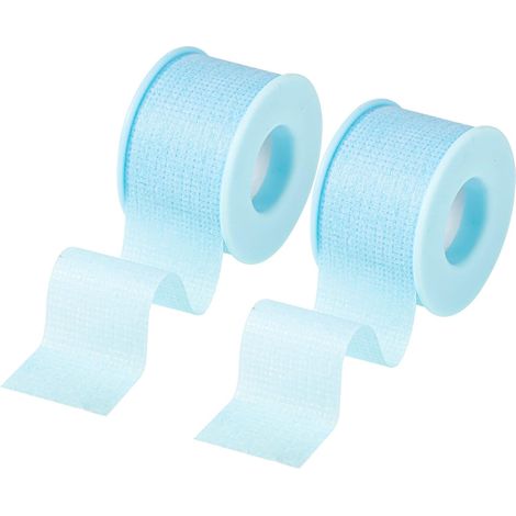 rouleaux de ruban adhésif silicone bleu réutilisable et imperméable, 2,5 cm x 3,6 m (1/4)