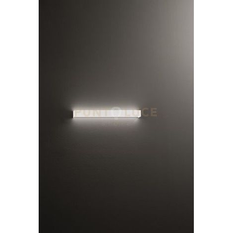 Applique Rummo in alluminio bianco LED 20W 1600Lm 3000K 59cm con diffusore satinato