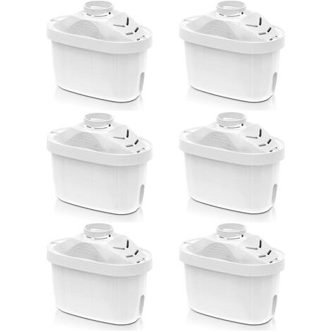 Pack De 6 Cartouches Filtres Pour Brita Maxtra Carafe Filtrante Bouilloire Piece De Rechange (1/5)