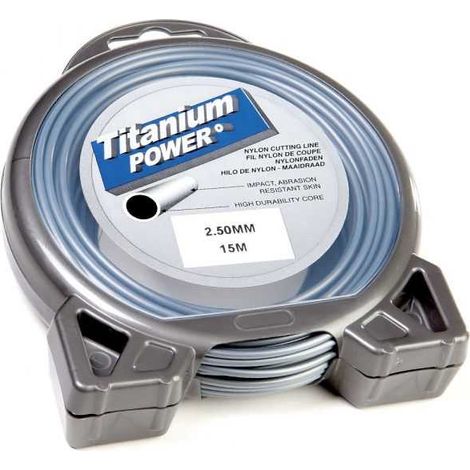 Fil Titanium 2,5 mm x 15 m Rond Bi-matière Blister (1/5)