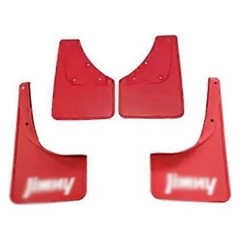 Schmutzfänger für Suzuki Jimny Sierra JB64W JB74W (2019–2024), 5-Türer Kombi, Frostschutz, Spritzschutz, Autozubehör – Rotes Logo (1/5)