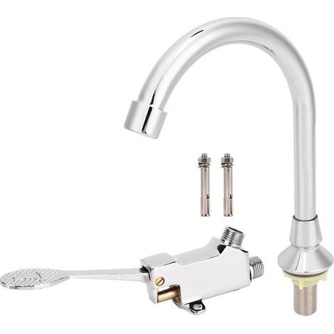 Pedale idraulico per rubinetto del lavabo del bagno o del laboratorio, set con pedali da 1 pollice, accessori medicali (1/5)