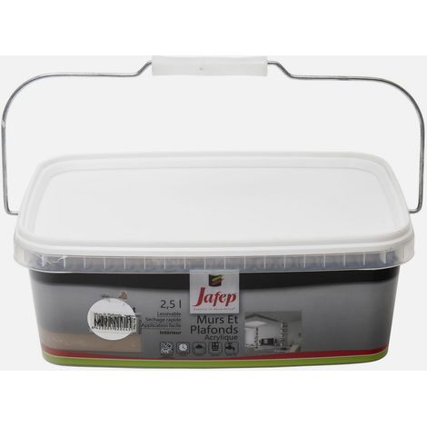 Peinture mur plafond acrylique mat brun fève 2,5L Jafep 2,5l 2,5l (1/5)