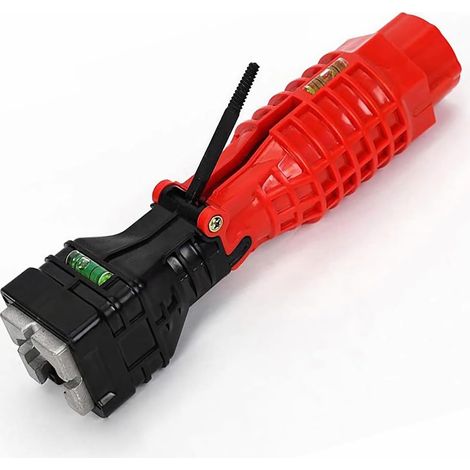 Clé D'évier Plombier Molette - 18 En 1 Multi Clé À Double Tête Pour Lavabo, Robinet Et Évier - Outil Antidérapant Pour Plomberie, Salle De Bain Et Cuisine