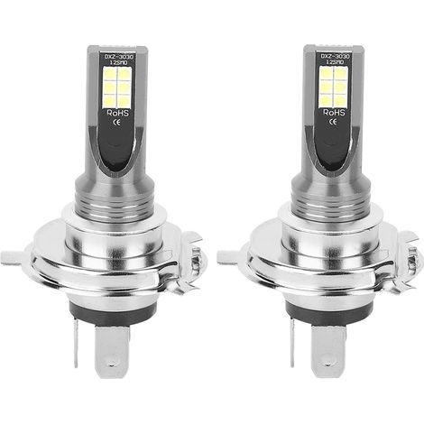 Ampoule de phare, lumière blanche 1000 lm, économie d'énergie, fiable, LED H4 haute luminosité, pour moto et voiture (1/5)