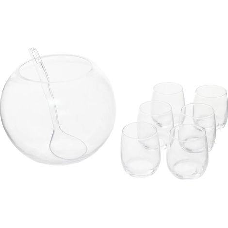 Coffret Cocktail 8 Pièces "Punch" 6,5L Transparent