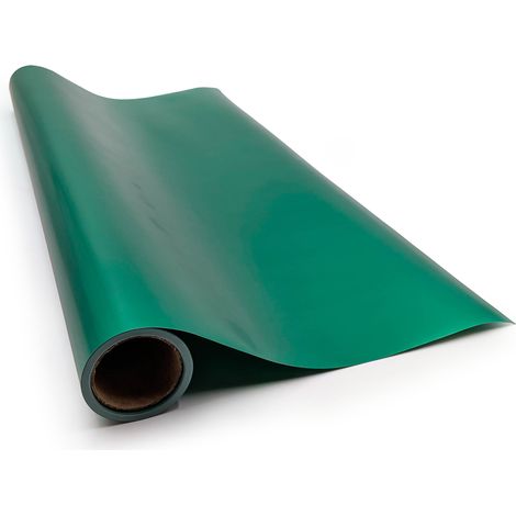 Foglio di alluminio floreale - Verde "Elegante" - Rotolo 58 cm x 10 m (1/5)