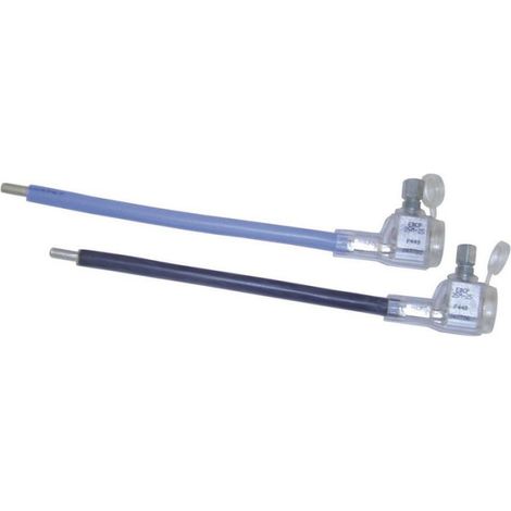 Michaud – Embouts à perforation d'isolant 190mm – Lot de 2 EBCP 10-35/25 – Couleurs noir et bleu – Pour travaux d'isolation – P649 (1/4)