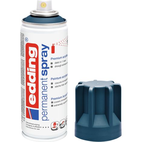Bombe Peinture Aérosol Edding 5200 Bleu nuit Mat - Spray 200ml
