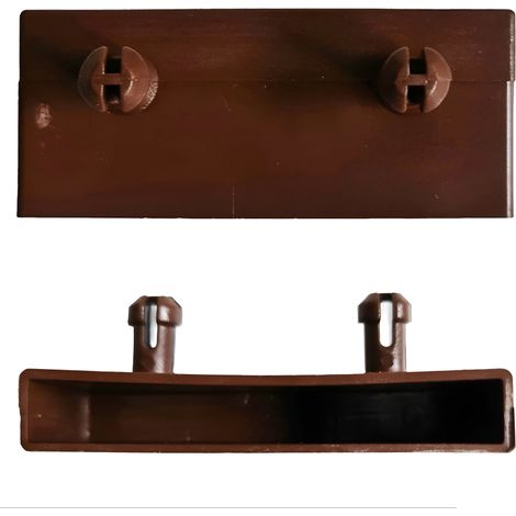 1 support de latte 60 mm clipsable marron pour lit somier (1/5)