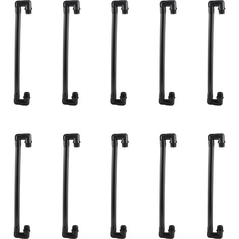 Paquete de 10 adaptadores de brazo de soporte giratorio con rosca macho G1/2 para aspersores automáticos y herramientas de riego de césped. (1/5)