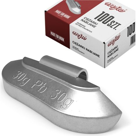 30g PB-Noppengewichte für Stahlfelgen, 100 Stk. führen
