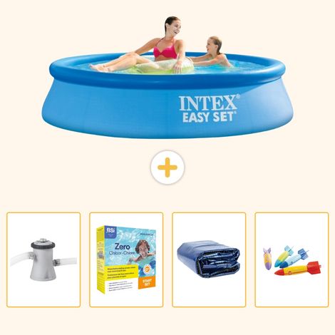 Intex Piscine Easy Set Ronde - 244x61 cm - 5-pièces S181 (1/5)