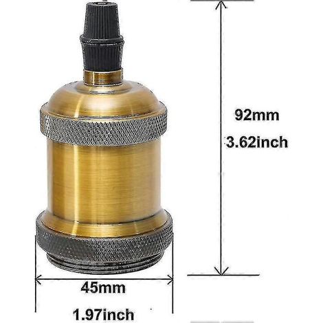 Douille E27. Douille d'ampoule. Adaptateur en céramique pour lampe décorative. (1/3)