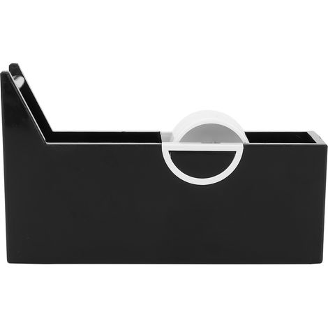 Distributeur de ruban adhésif professionnel pour extensions de cils, porte-ruban portable de bureau, coupe-ruban noir (1/5)