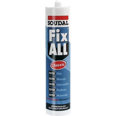 FIX ALL sigillante ibrido cristallino, incolore, 290 ml - SIL FIX290BZ
