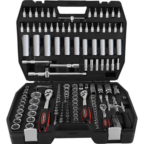 Coffret Douilles Widmann 172SS - 172 pièces, Cliquets, haute qualité en acier Chrome-Vanadium