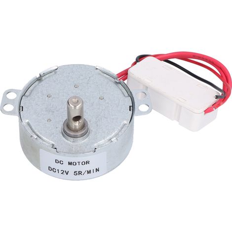 Moteur électrique à courant continu 50TYC à faible consommation pour distributeurs automatiques, 12 V CC, 5 tr/min, rotation antihoraire/horaire. (1/5)