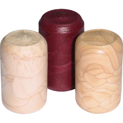 Tapones súper sintéticos 24x39 mm – Pack de 100 piezas – Universales para vinos espumosos