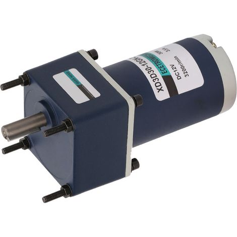 12V/30W Elektrischer Permanentmagnet-Gleichstrom-Getriebemotor 3000/3200 U/min Untersetzungsgetriebemotor (2) (1/5)