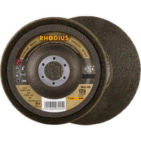 Disque non-tissé compact Rhodius VKSS WS 2 pièces