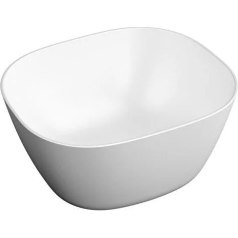 Vasque à poser haute VITRA Plurals blanc mat (1/4)