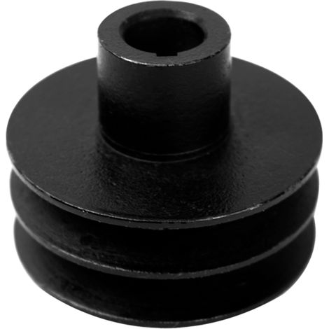 Sakawa – Poulie moteur double courroie 19 mm – Diamètre extérieur 80 mm – Largeur de rainure 13 mm – Compatible motoculteurs